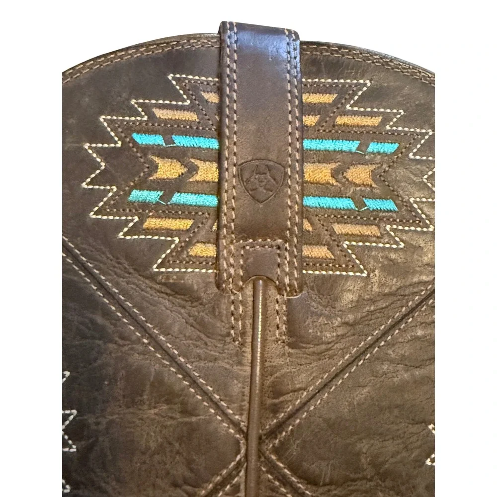 Ariat Cheyenne Tribal Boots Women's‎ Size 7B- Perfectly Broken-In Cowgirl Boots